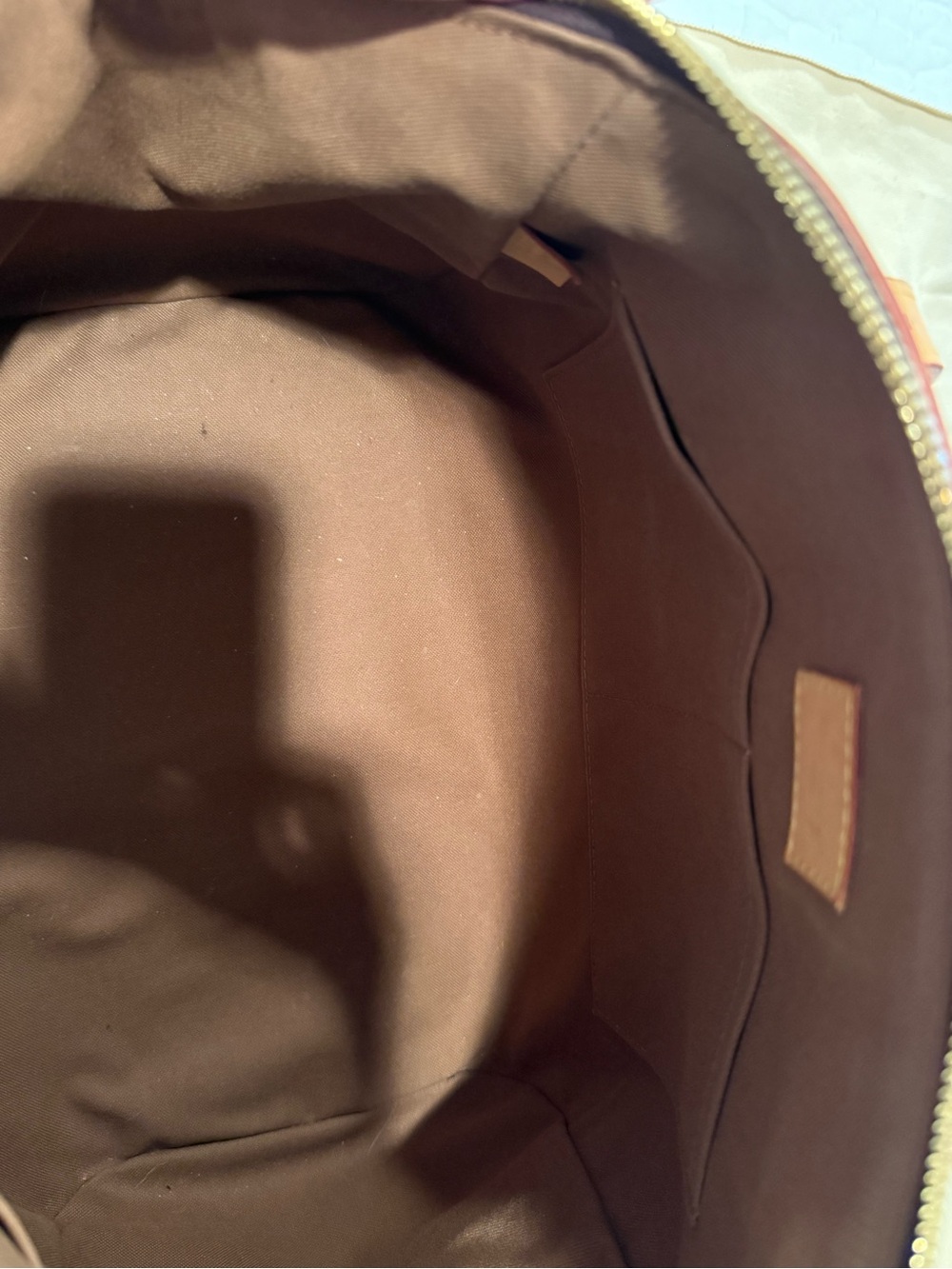 *ON SALE* Louis Vuitton TIVOLI GM Monogram Canvas Leather Brown Tan Shoulder Bag - Picture 15 of 16